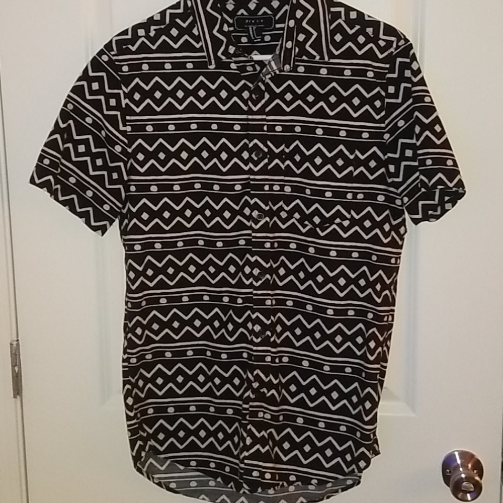 Forever 21 Patterned Button Down